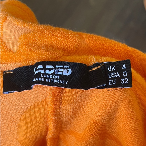 Jaded London Bright Orange Romper - Picture 5 of 5